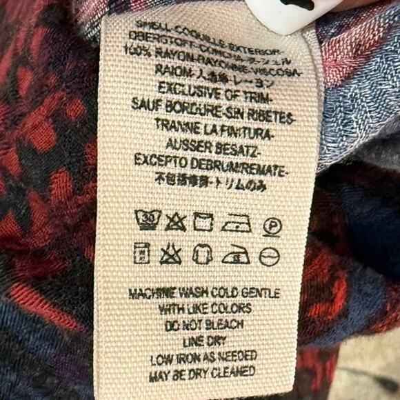 Free People Asymmetrical Aztec Boho Midi Dress - Picture 5 of 6